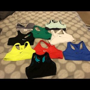 Lot of sports bras!